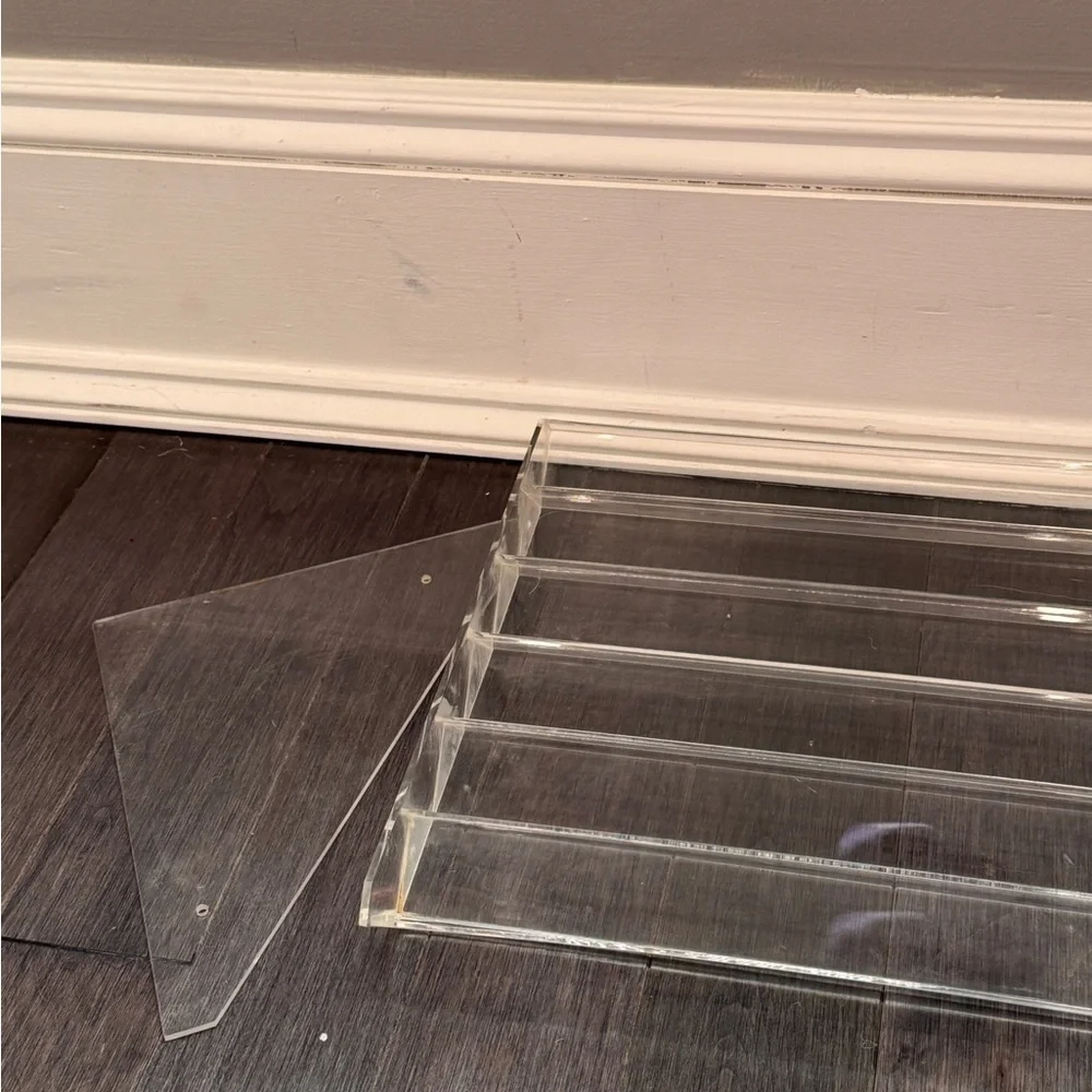Clear Acrylic Display Stand for Nail Polish, Makeup, etc Womens Home Girls